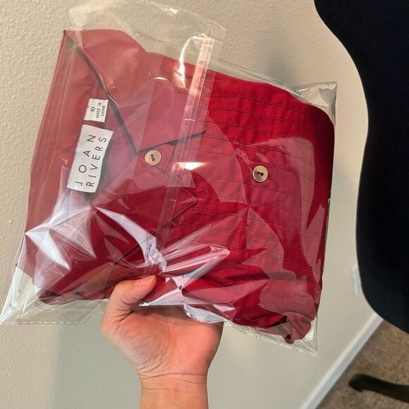 NWT Size 10 Joan Rivers Button Down Blouse Longsleeve - Picture 10 of 10